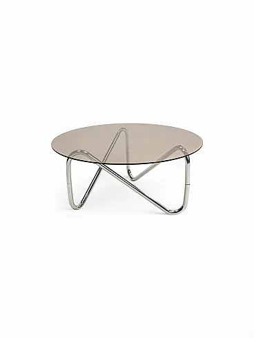 Steel tube coffee table, 1970s