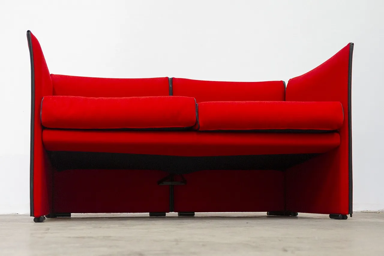 Divano a due posti 402 Wiskey di Mario Bellini per Cassina, anni '80 4