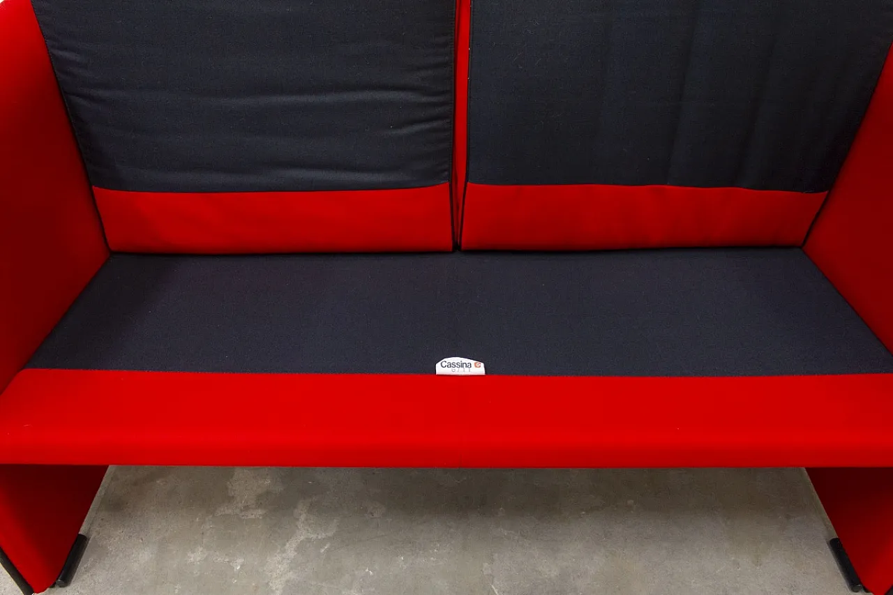 Divano a due posti 402 Wiskey di Mario Bellini per Cassina, anni '80 8