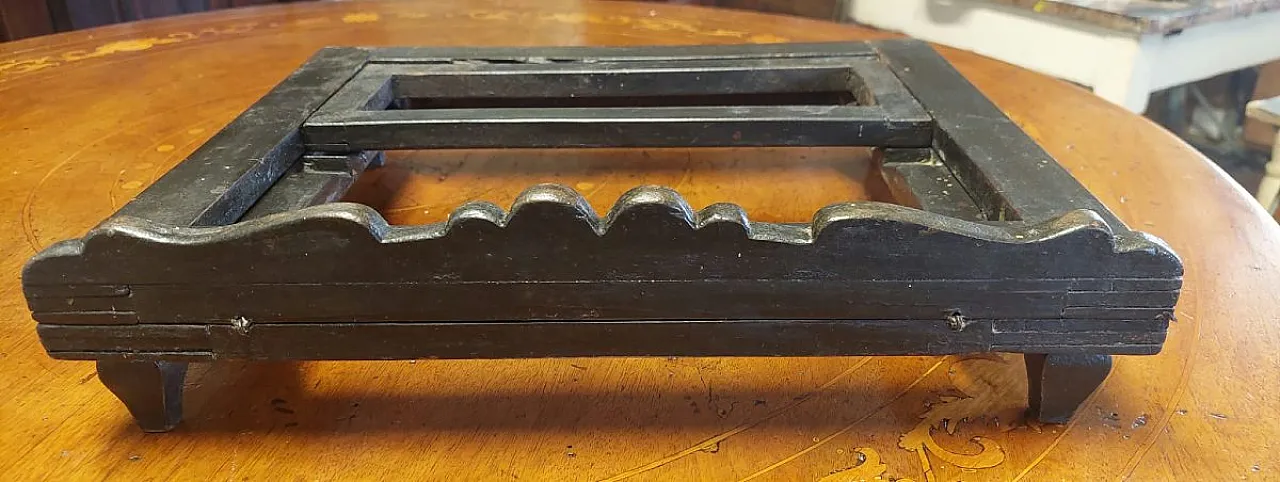 Dark-dyed wooden school lectern, 19th century 5