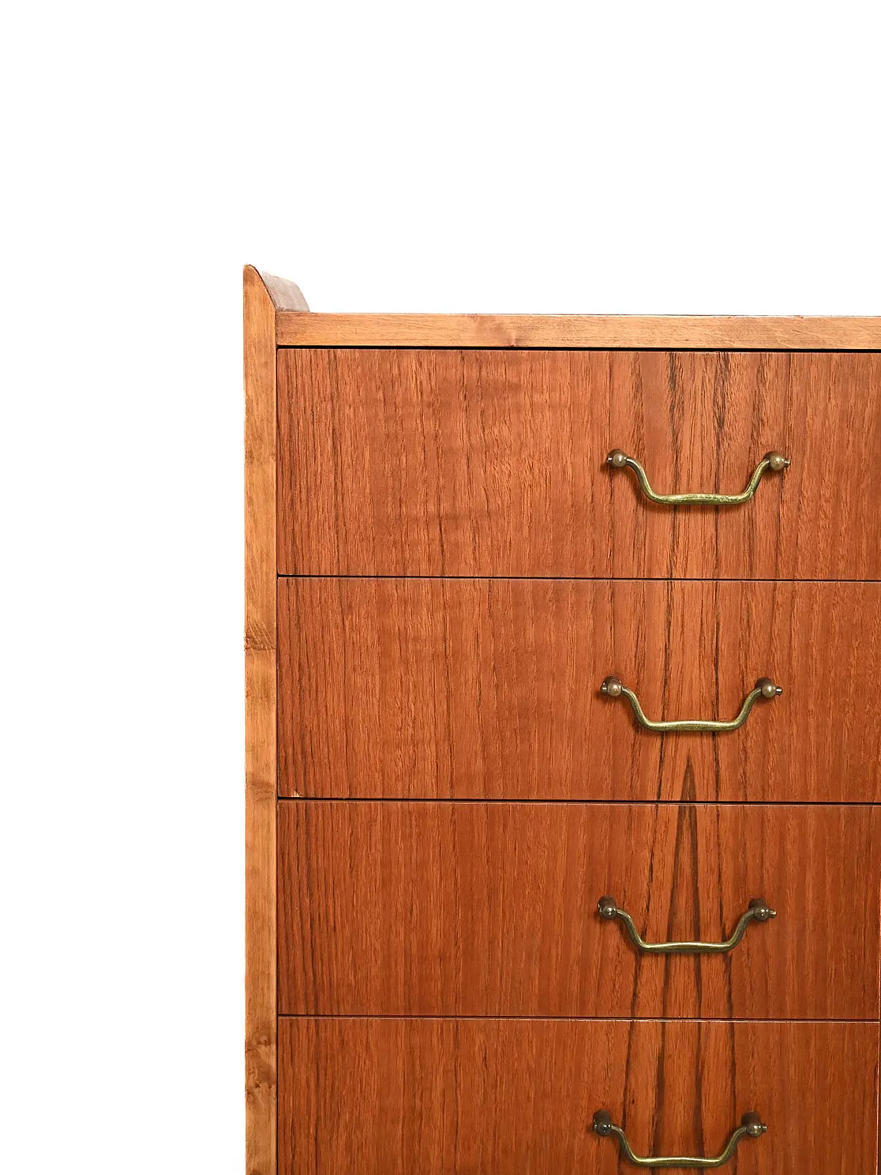 Piccola cassettiera scandinava in teak anni Cinquanta 6