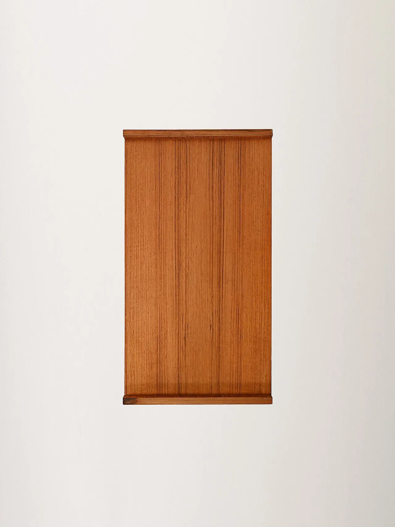 Comodino scandinavo in teak con due cassetti, anni Sessanta 10