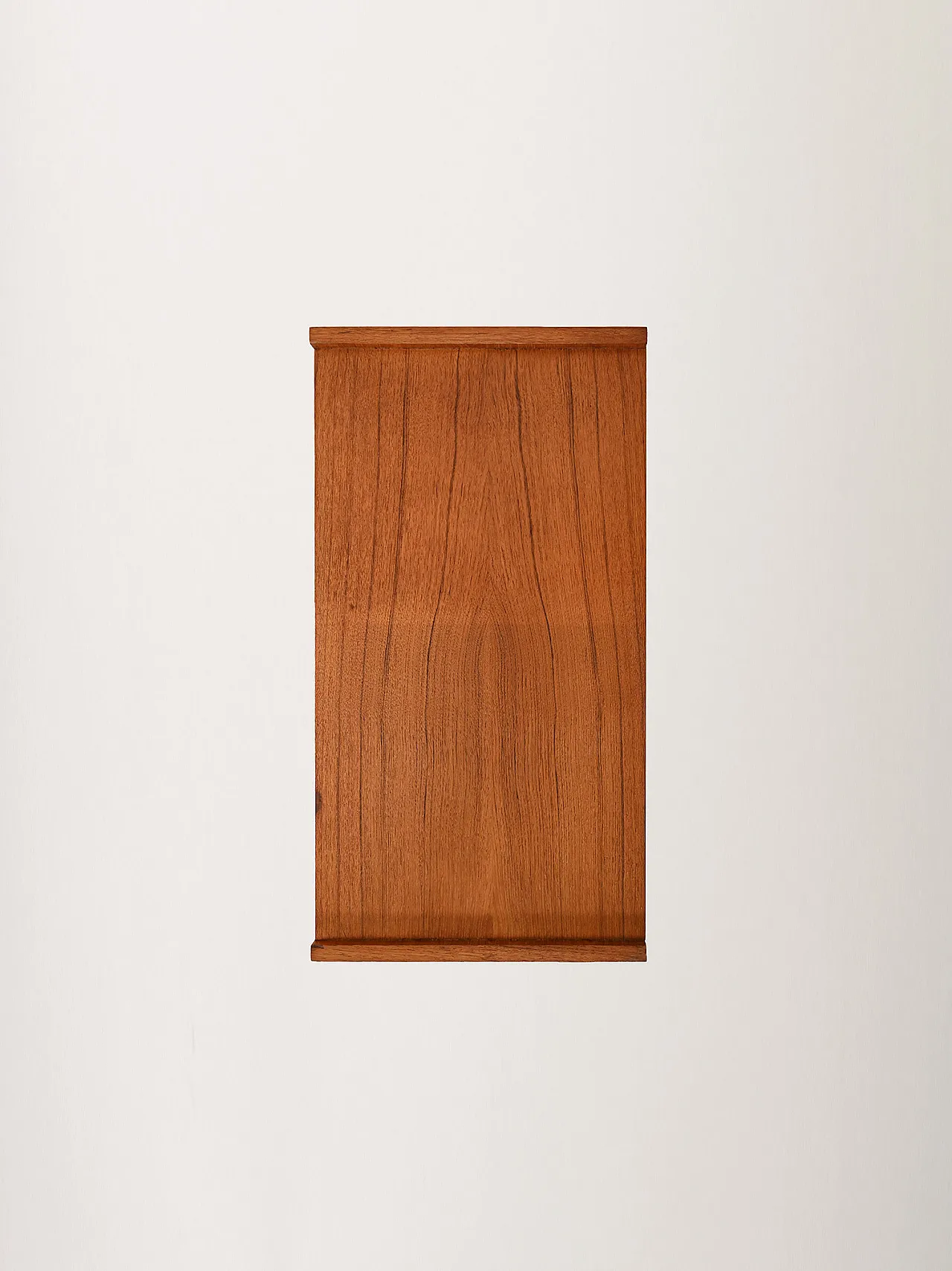 Comodino scandinavo in teak con due cassetti, anni Sessanta 8