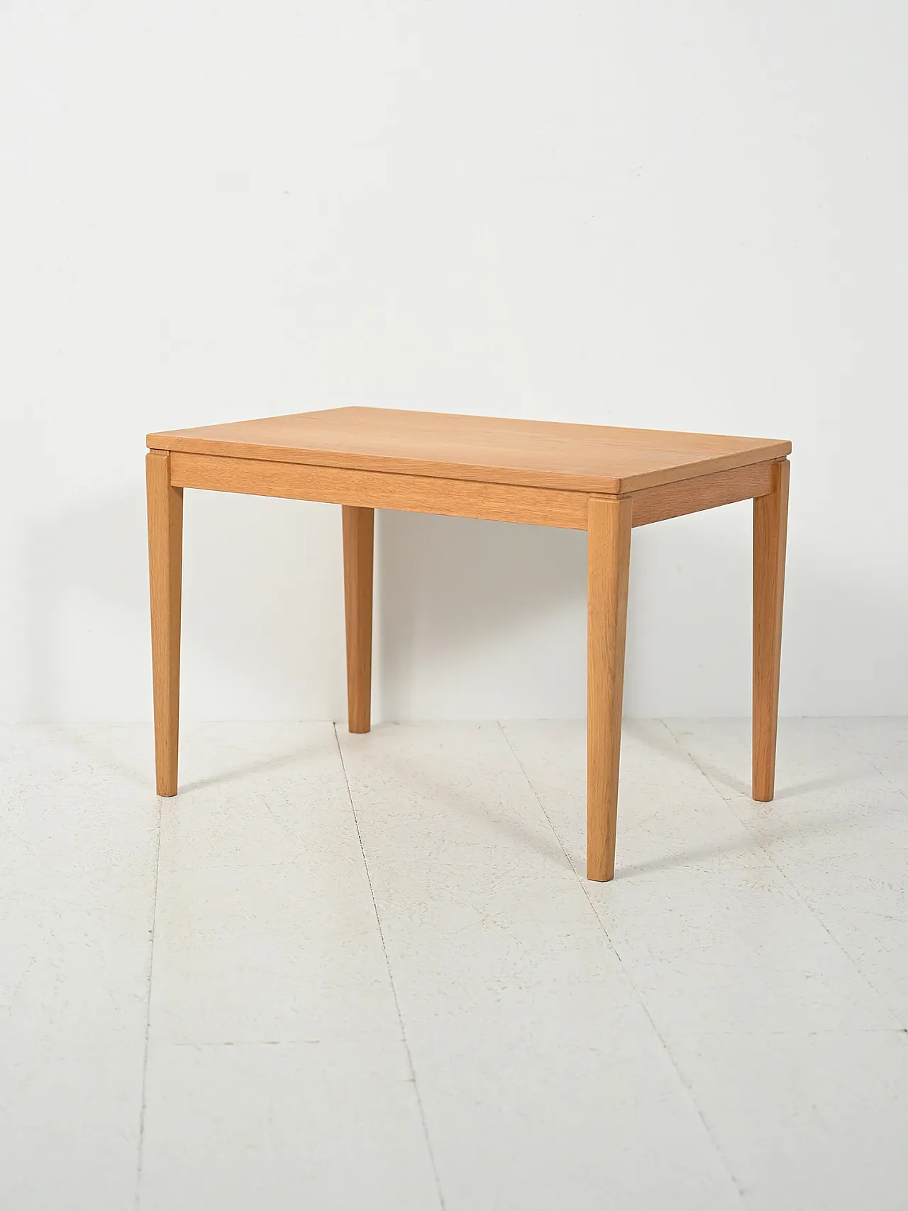Coffee table scandinavo in faggio, anni '60 2