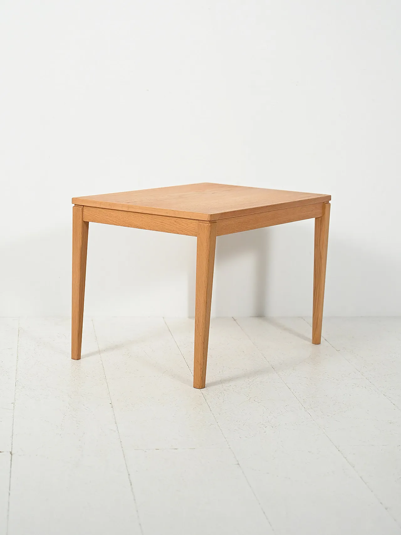 Coffee table scandinavo in faggio, anni '60 3