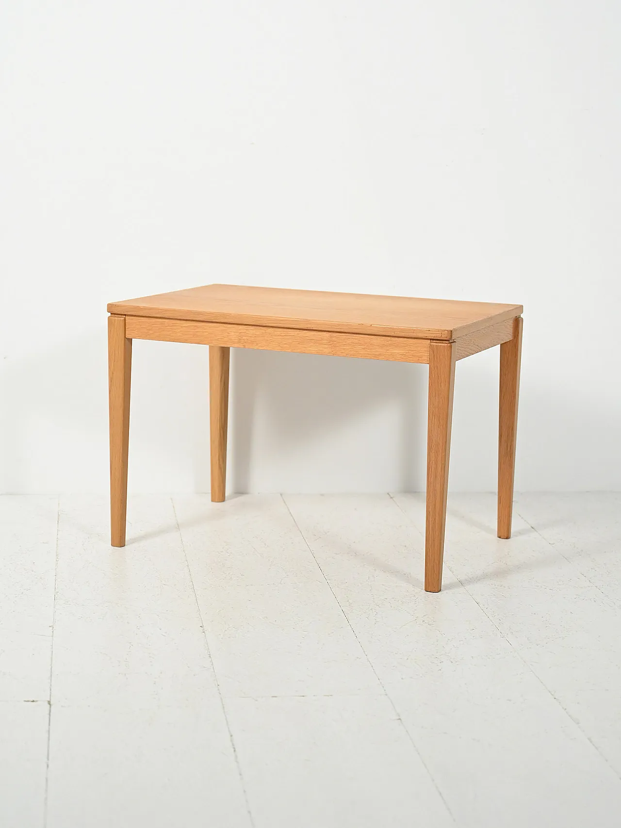 Coffee table scandinavo in faggio, anni '60 4