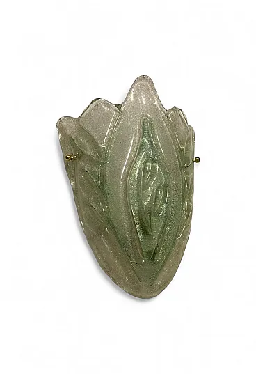 Murano glass wall light, 1970s