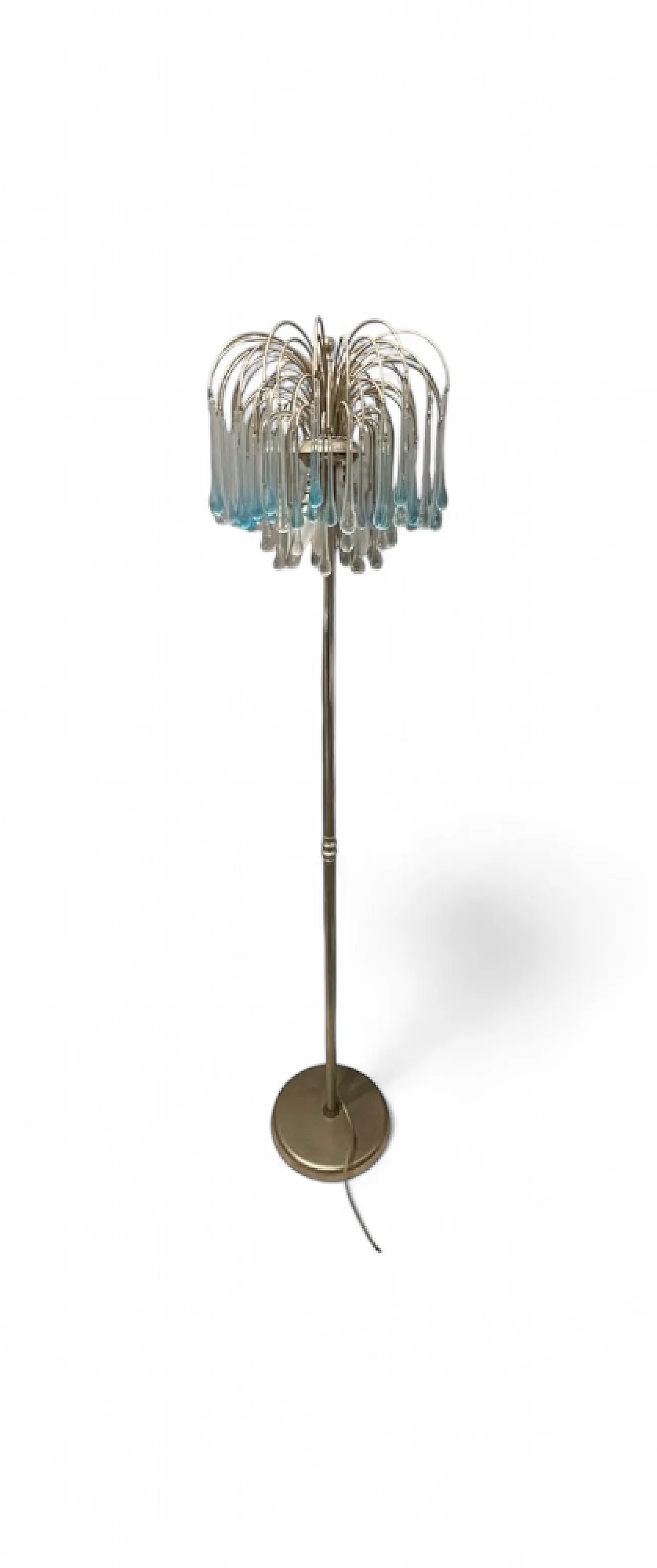 Waterfall floor lamp in Murano glass, 1960s 14