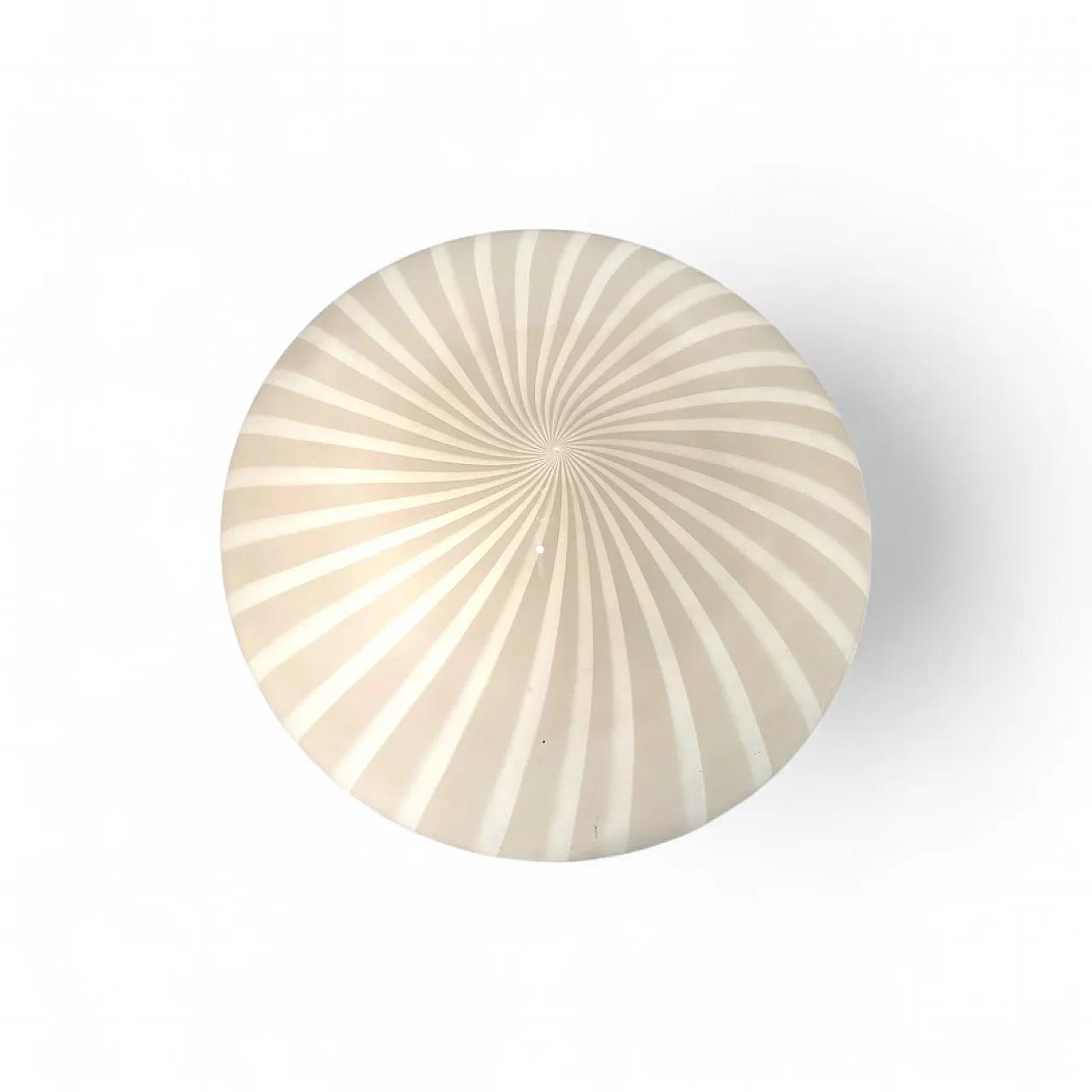 Murano glass recessed light attributed to Venini Paolo, 1960s 8