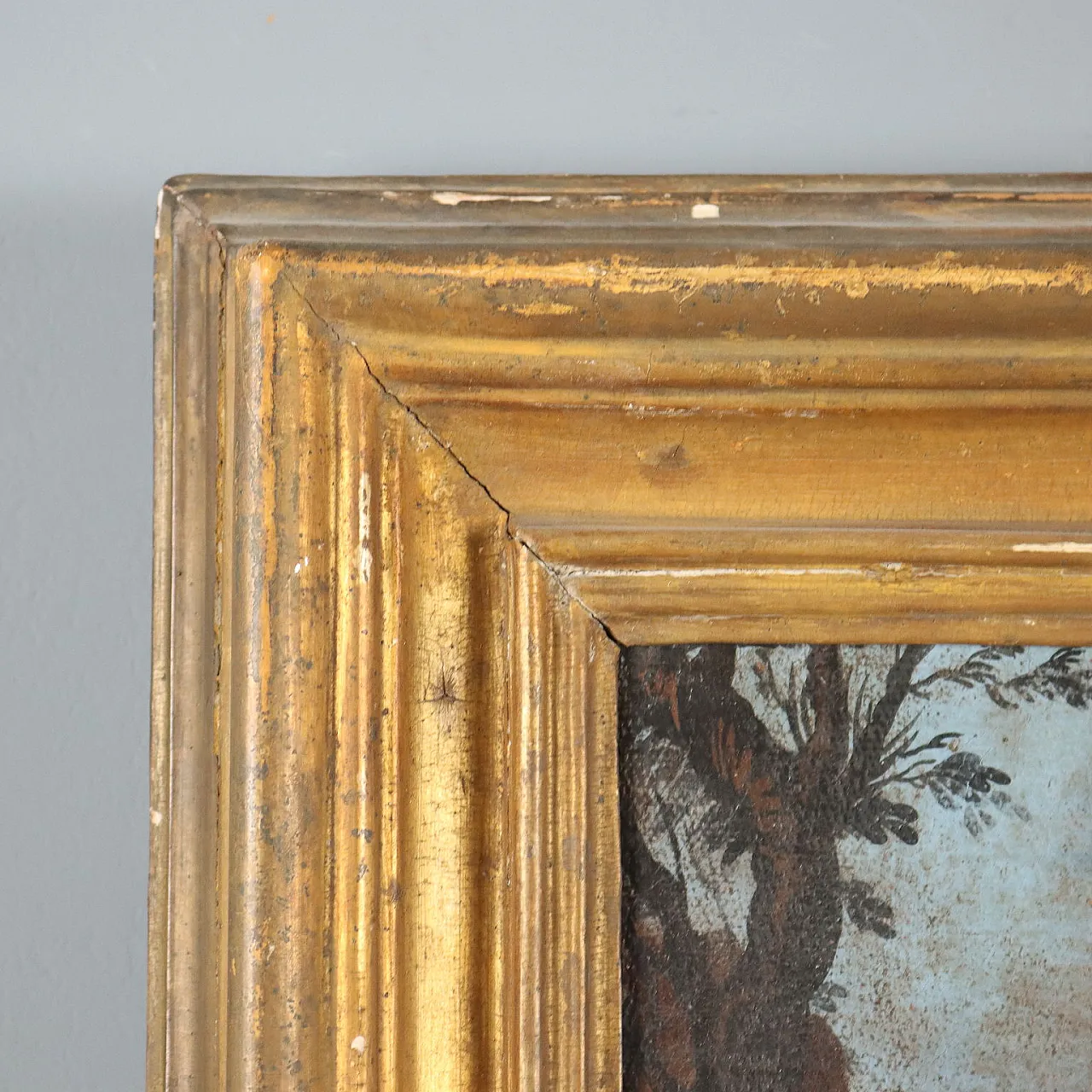 Olio su tela con cornice, '800 8