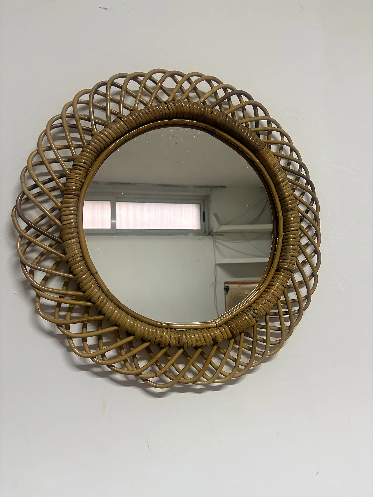 Specchio in vimini, anni '60 1