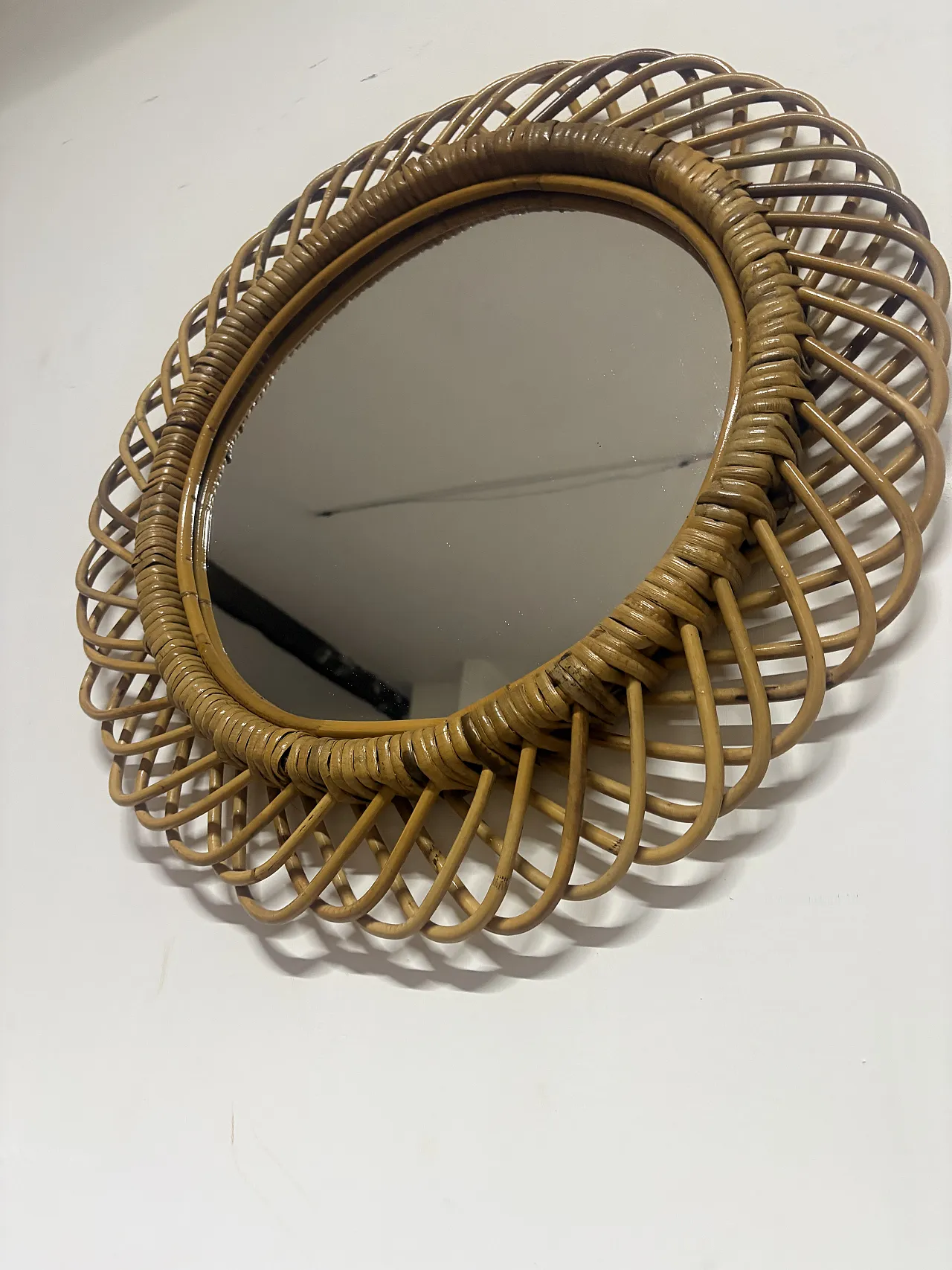 Specchio in vimini, anni '60 5