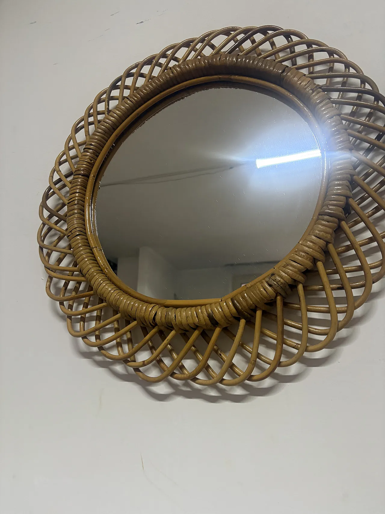 Specchio in vimini, anni '60 6