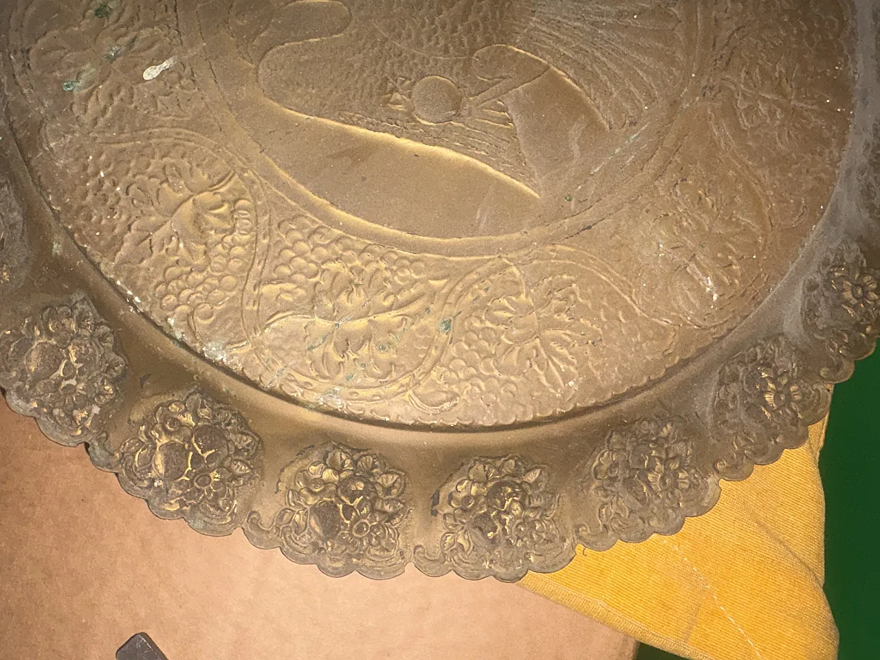 Brass plate, early 20th century 8