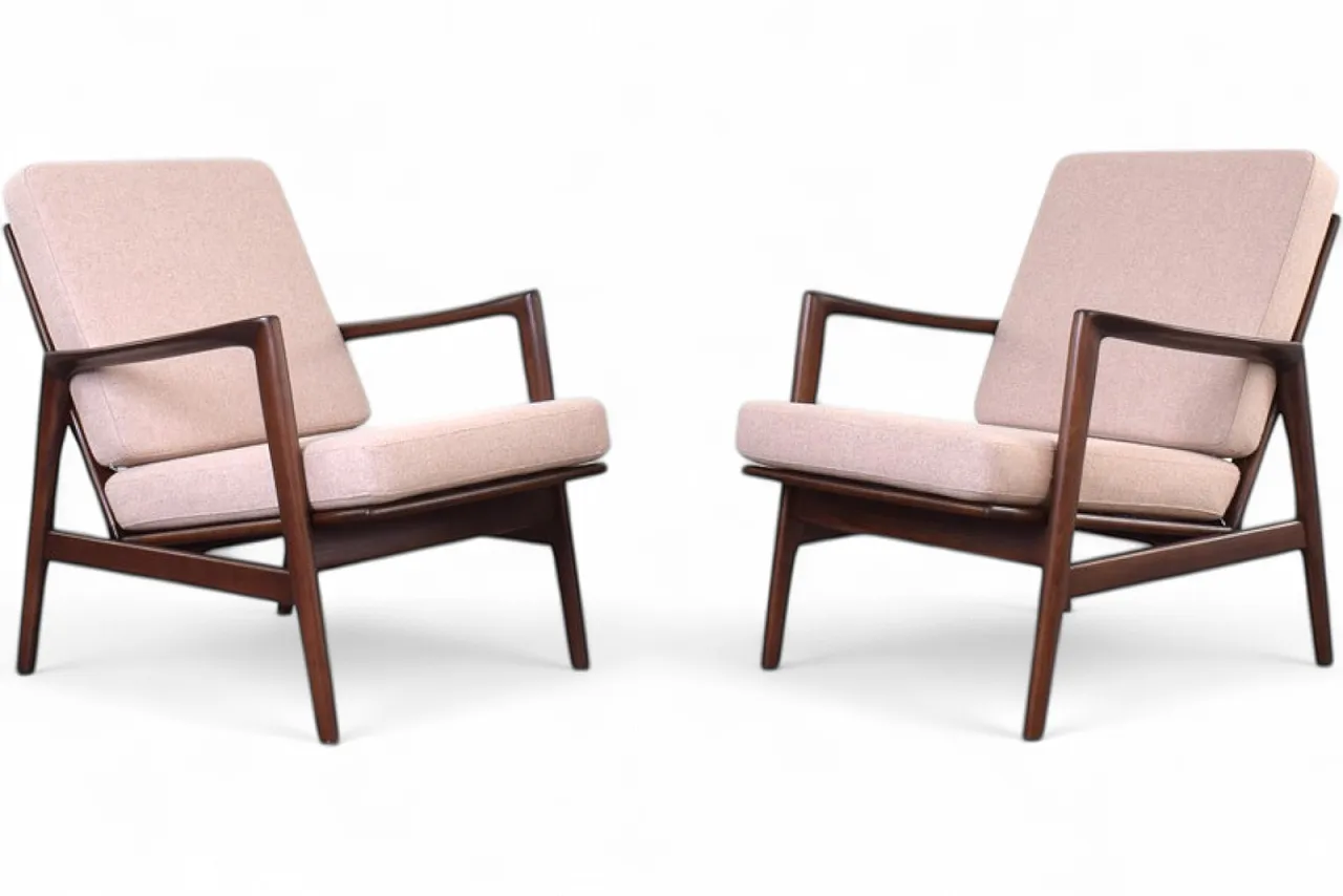 Pair of  Mid-Century Stefan Lounge Chairs, 1960s, 70s 16