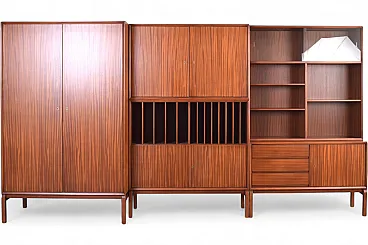 Mid-Century MTP Teak Wall Unit by M. Grabiński for IKEA, 70s