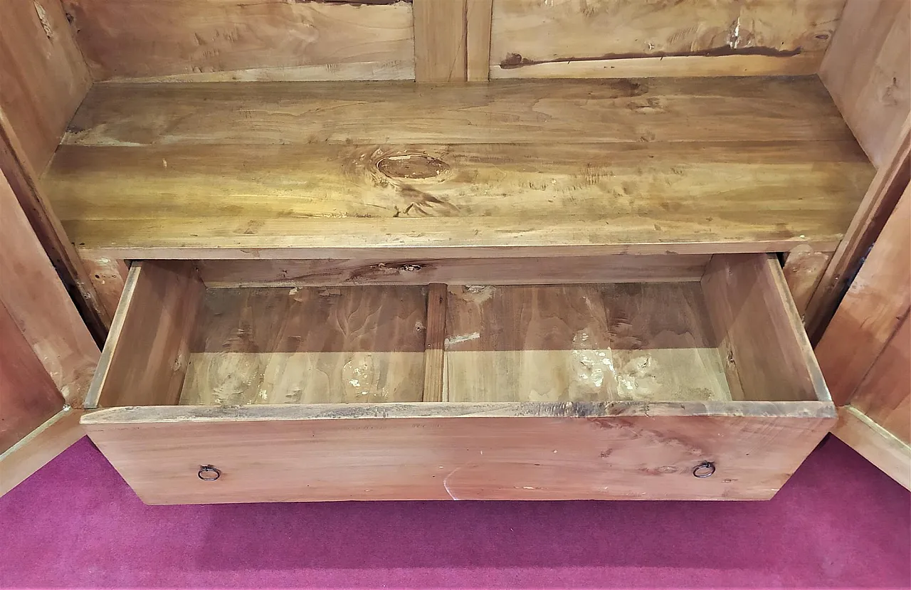 Two-door poplar cabinet, 19th century 4