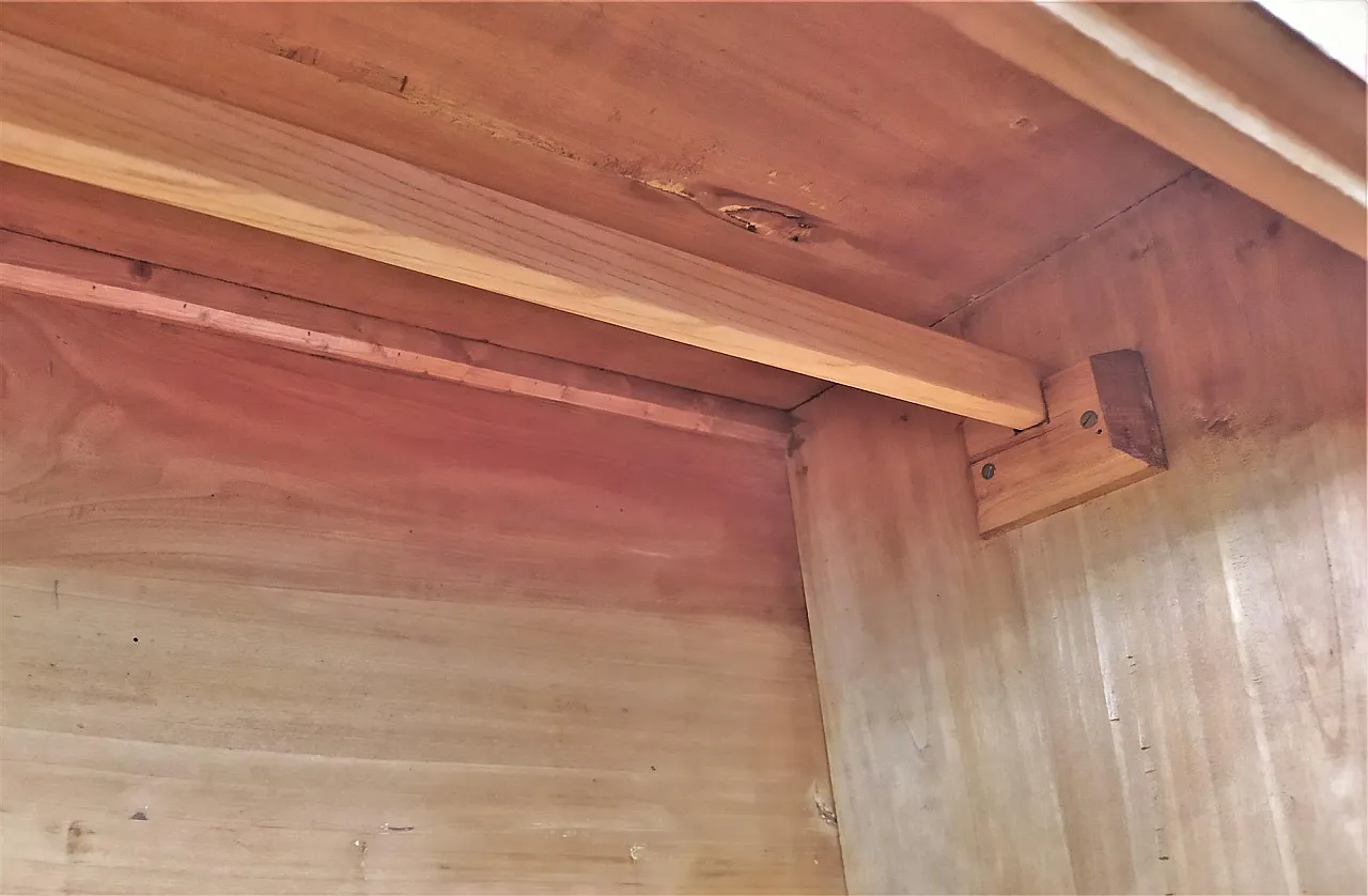 Two-door poplar cabinet, 19th century 5