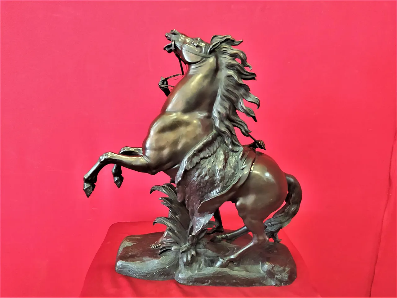 Bronze horse by Coustou, 19th century 5