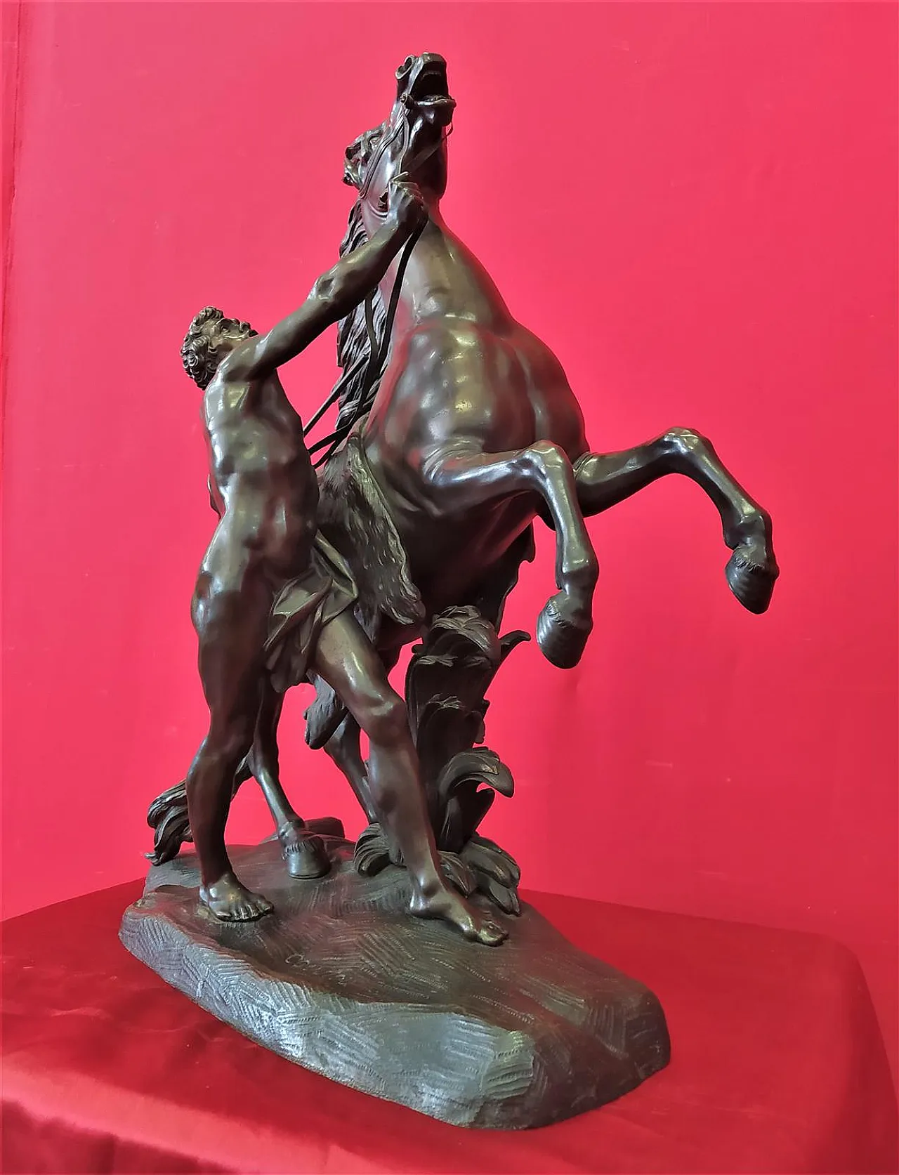 Bronze horse by Coustou, 19th century 9