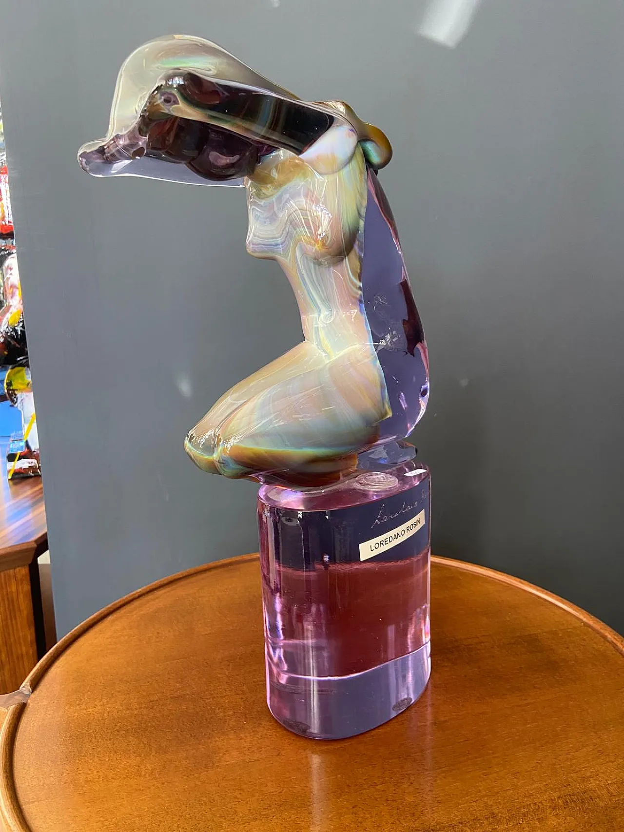 Loredano Rosin, Scultura figurativa in vetro di Murano, anni '90 5