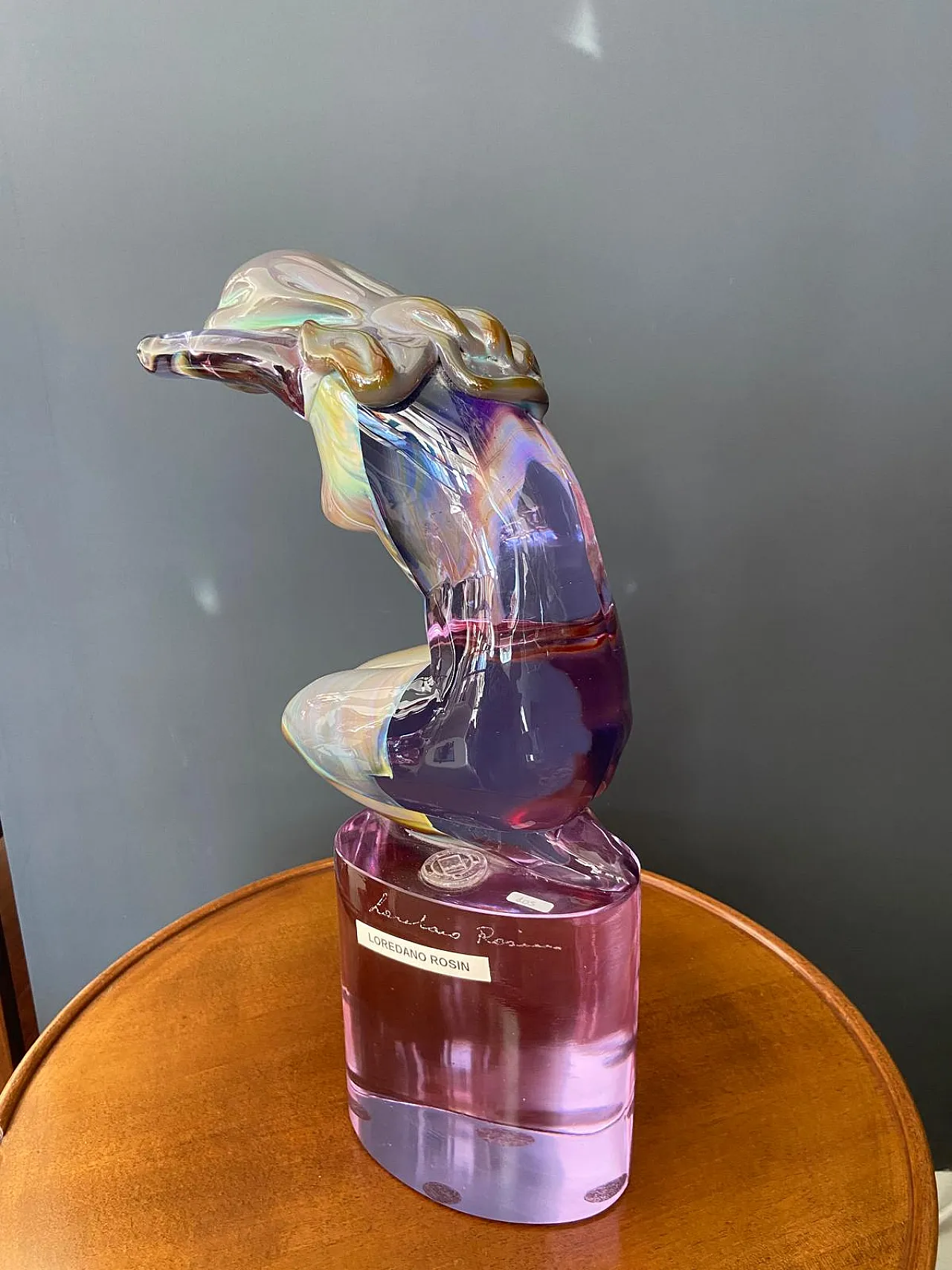 Loredano Rosin, Scultura figurativa in vetro di Murano, anni '90 7