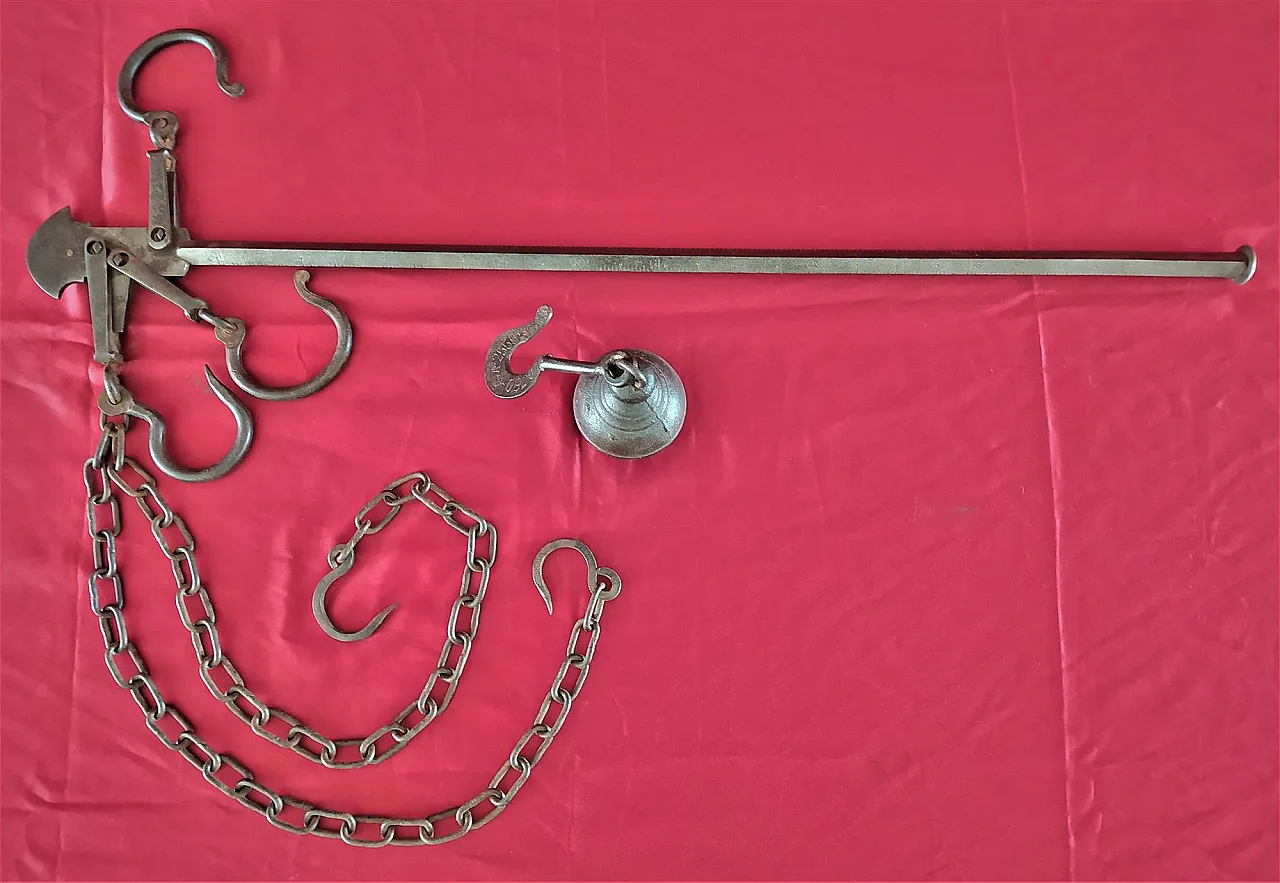 Wrought iron scale, early 20th century 1