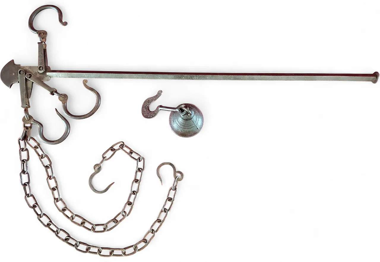 Wrought iron scale, early 20th century 9