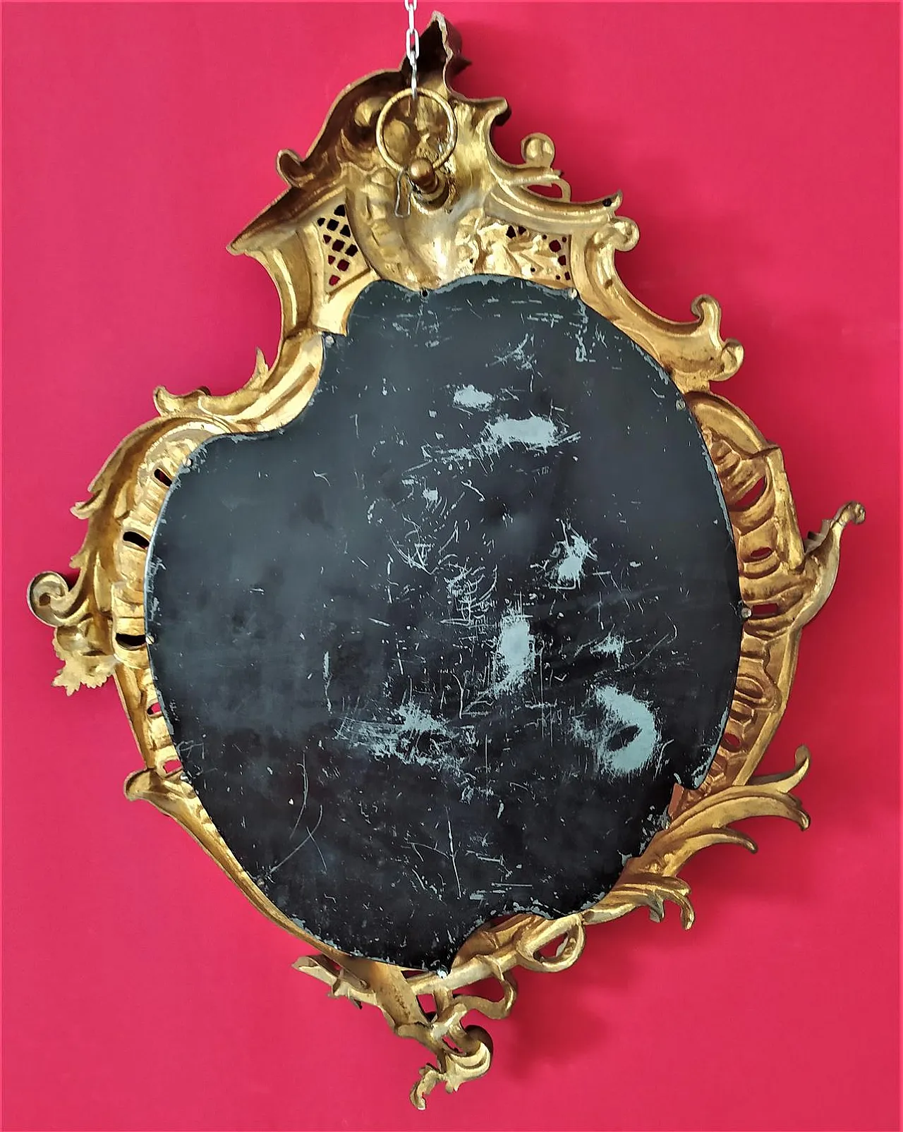 Specchiera in bronzo dorato, '800 8