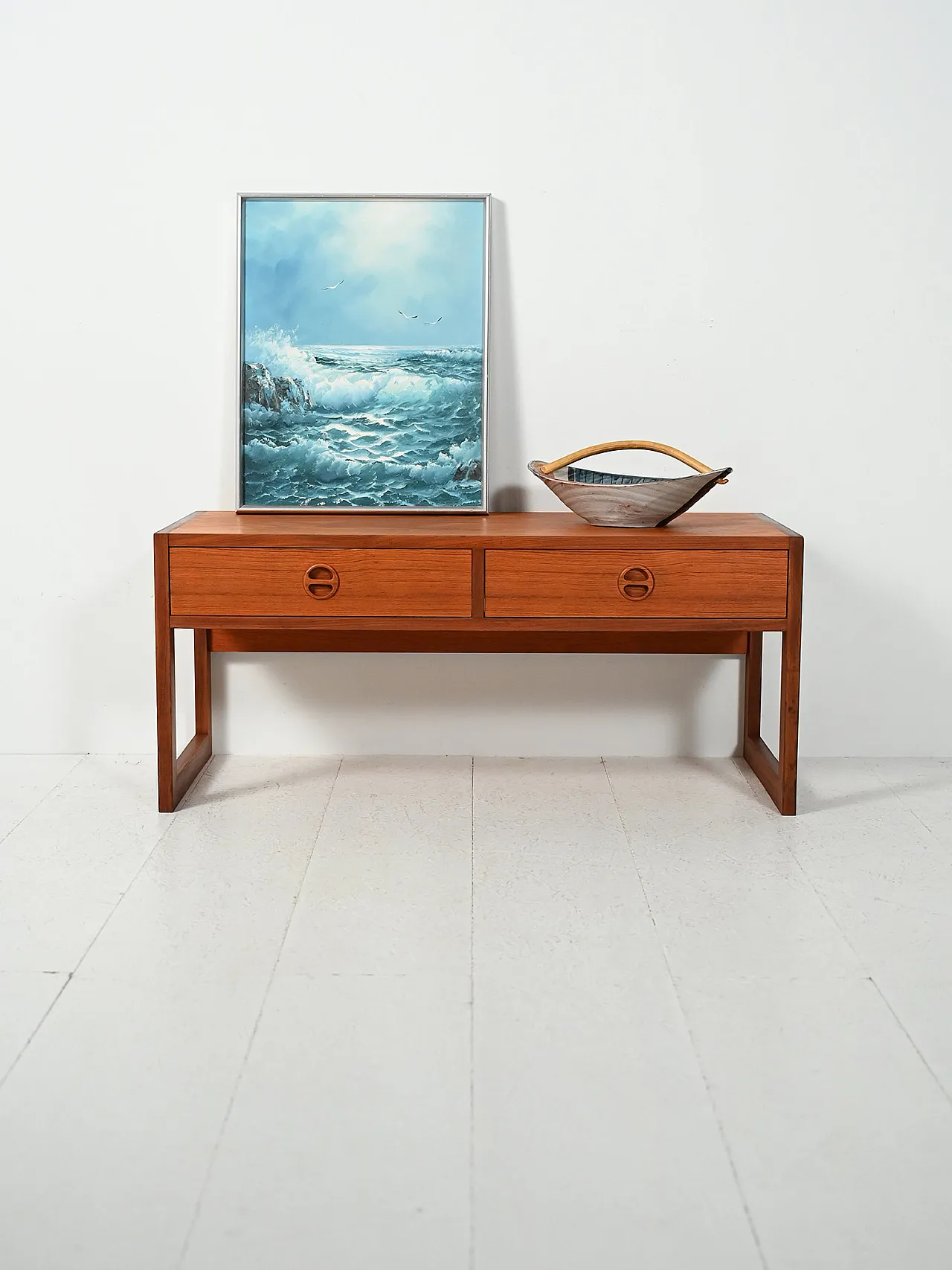 Mobiletto di ingresso Domino di A. Wahl Iversen, fine '900 1