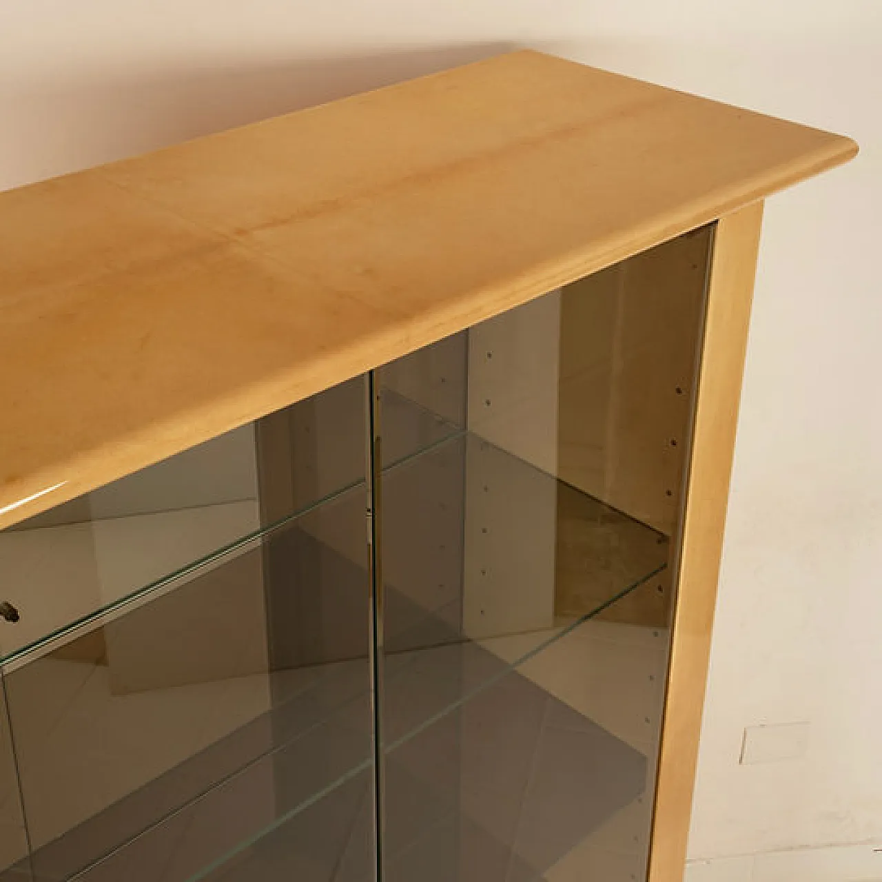 Parchment cabinet by Aldo Tura for Tura Milano, 1970s 7