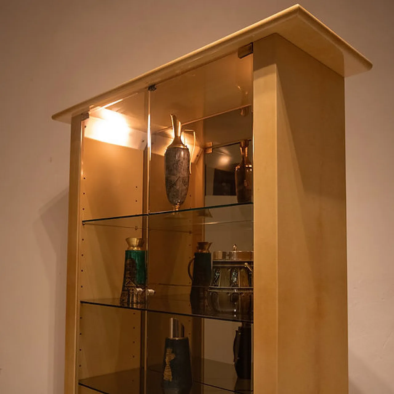 Parchment cabinet by Aldo Tura for Tura Milano, 1970s 9