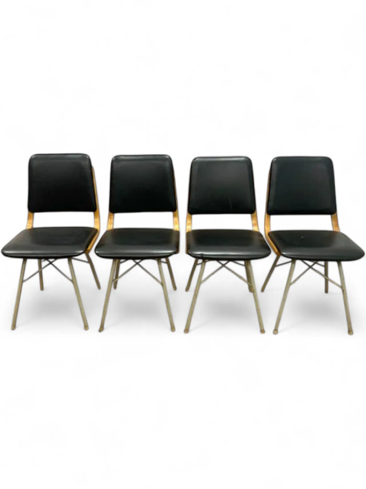 4 sedie da pranzo di Miroslav Navrátil per TON, anni '60 8