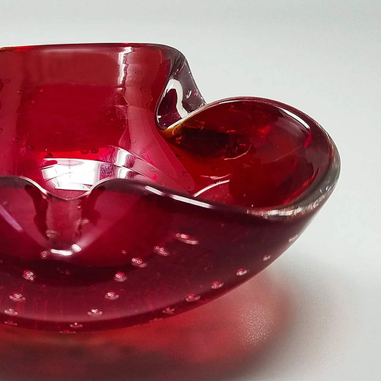 Posacenere in vetro di Murano di Flavio Poli per Seguso, anni '60 5