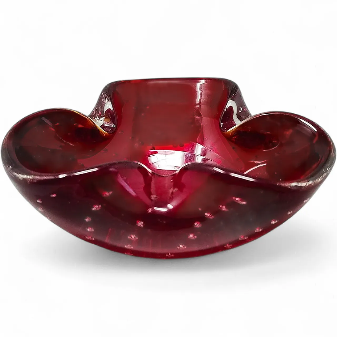 Posacenere in vetro di Murano di Flavio Poli per Seguso, anni '60 6