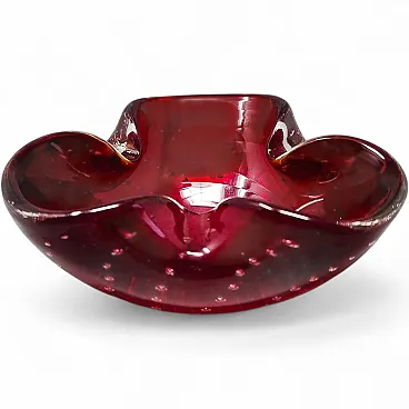 Posacenere in vetro di Murano di Flavio Poli per Seguso, anni '60