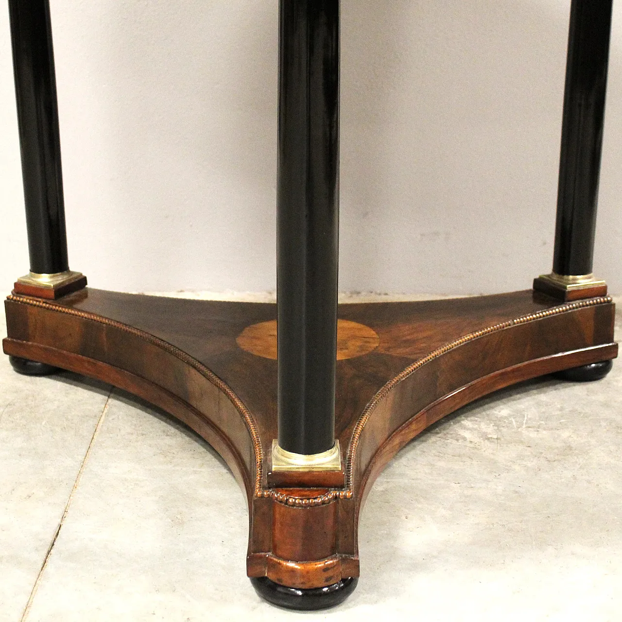 Coffee table Italian inlaid walnut,  19th century 8