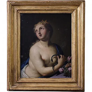 The Death of Cleopatra, oil on copper, 18th century