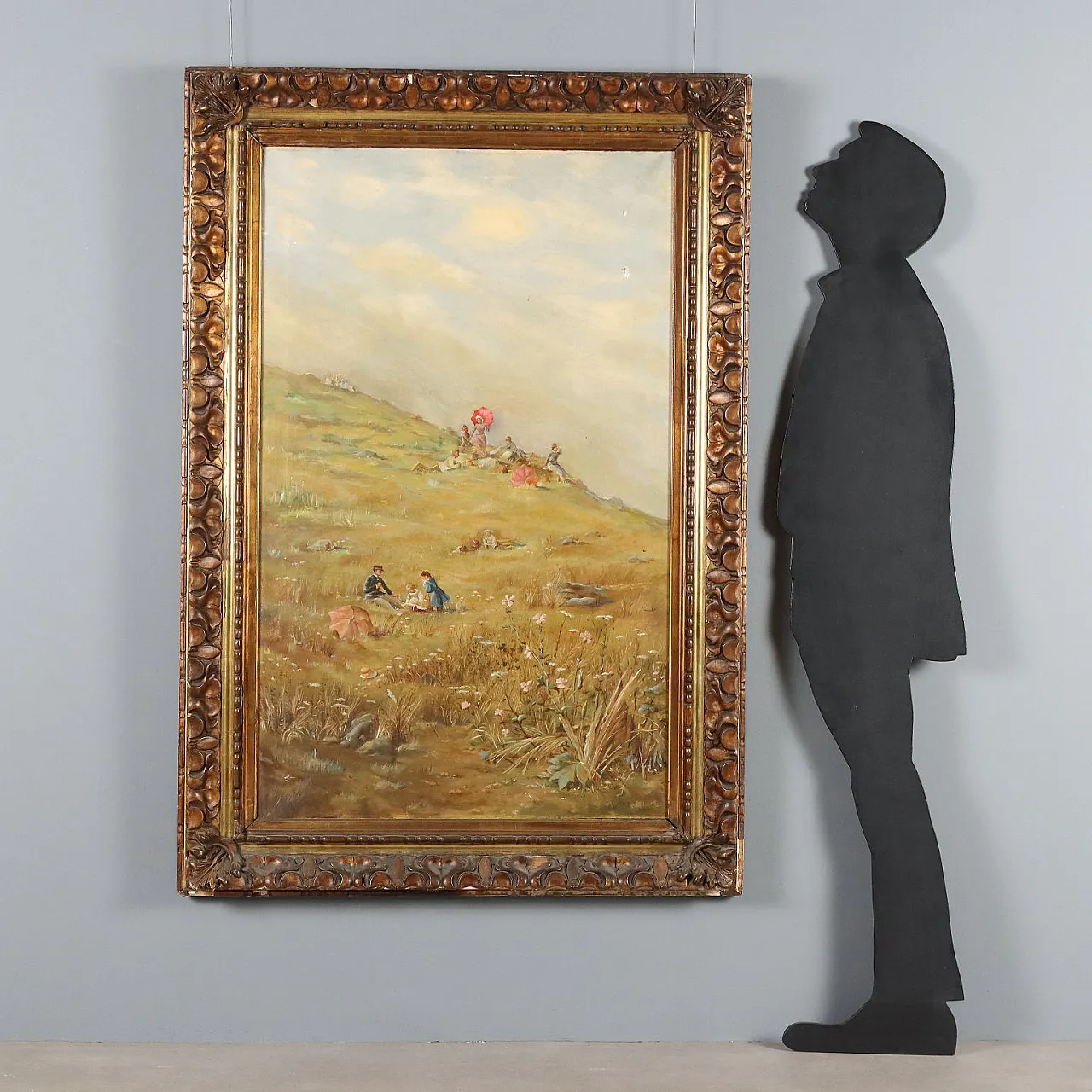 Olio su tela, Scuola francese, fine '800 2