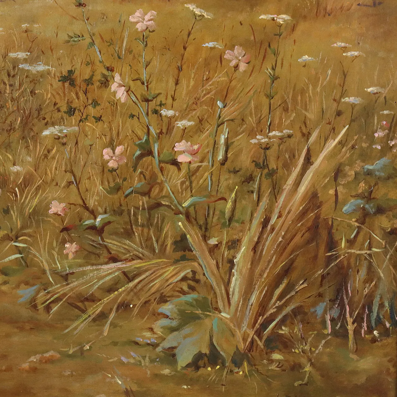 Olio su tela, Scuola francese, fine '800 7