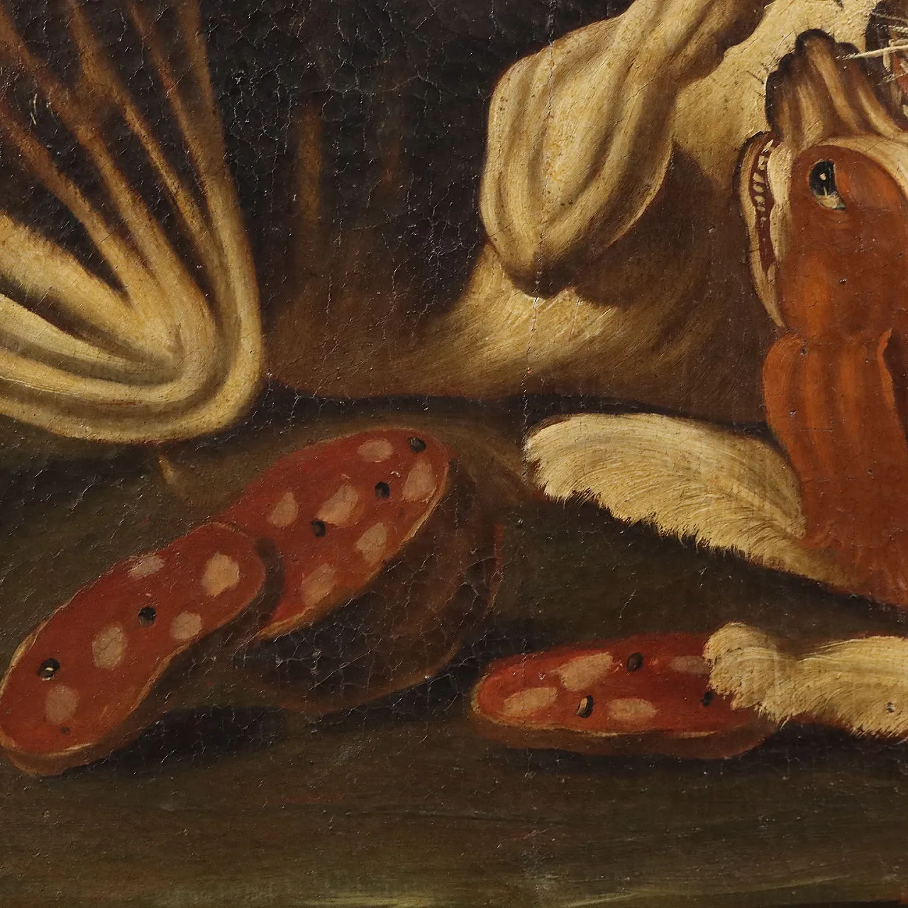 Felice Boselli, paesaggio nordico olio su tela, fine '600 5