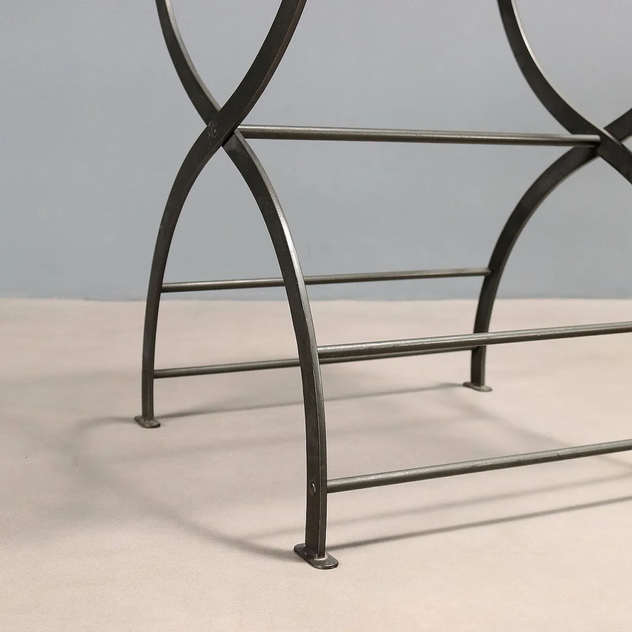 Pair of metal stools by Luigi Caccia Dominioni, 1960s 5