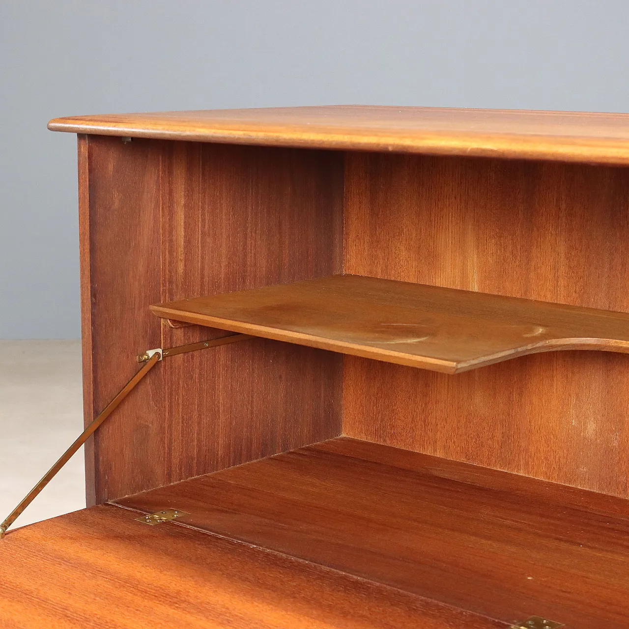 Credenza impiallacciata in teak, '900 5