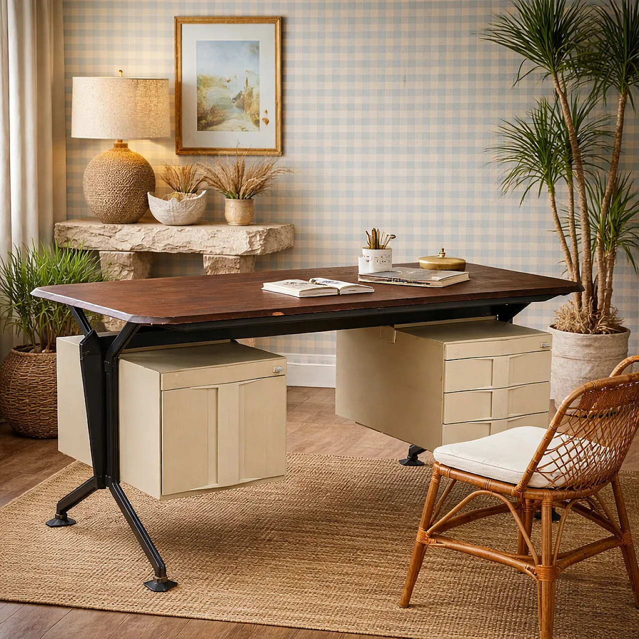 Arco desk by BBPR for Olivetti, late 20th century 2