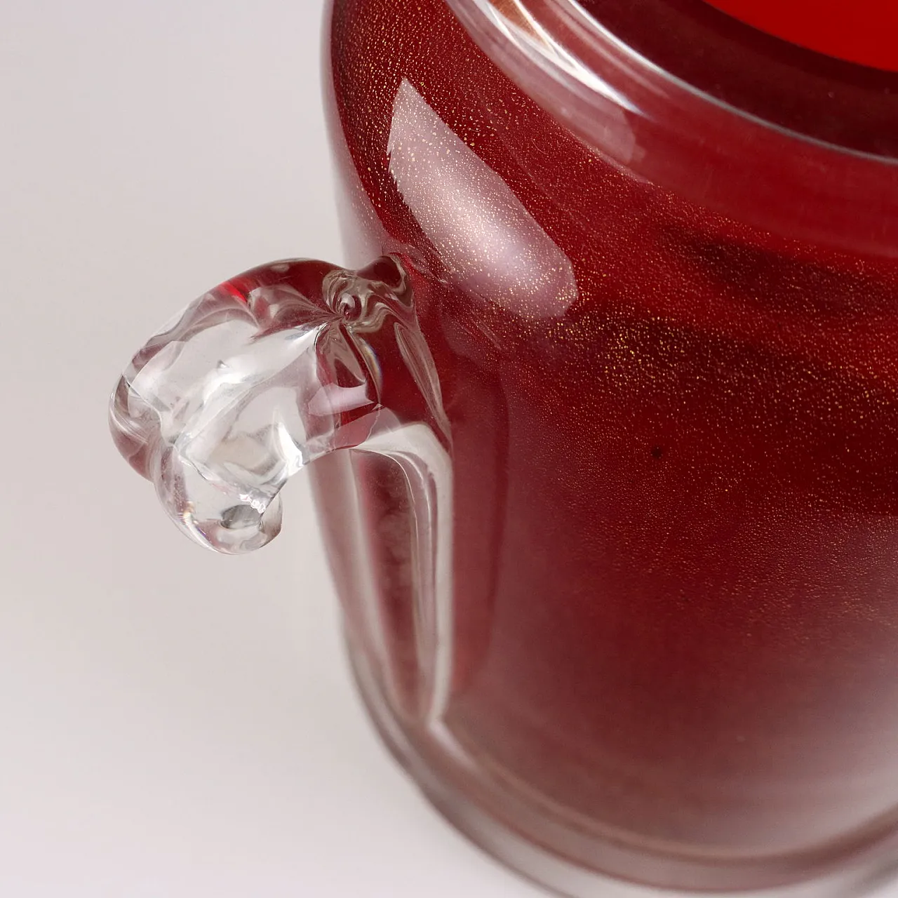 Vaso in vetro di Murano, anni '70 5