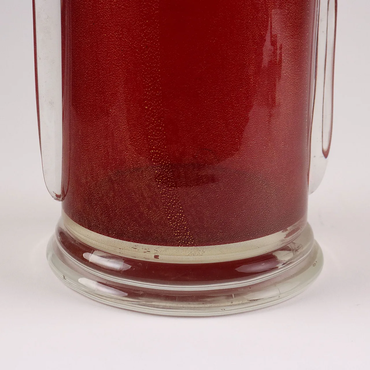 Vaso in vetro di Murano, anni '70 6