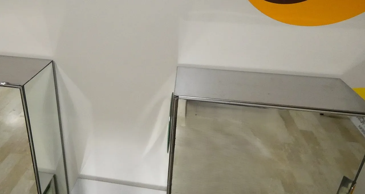 Armadi a specchio con applique abbinate, anni '70 16