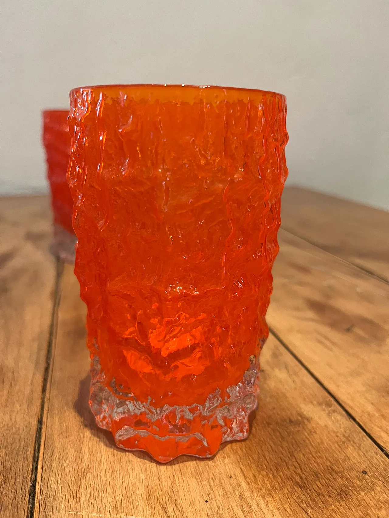 5 Bicchieri in vetro di Geoffrey Baxter, fine '900 2