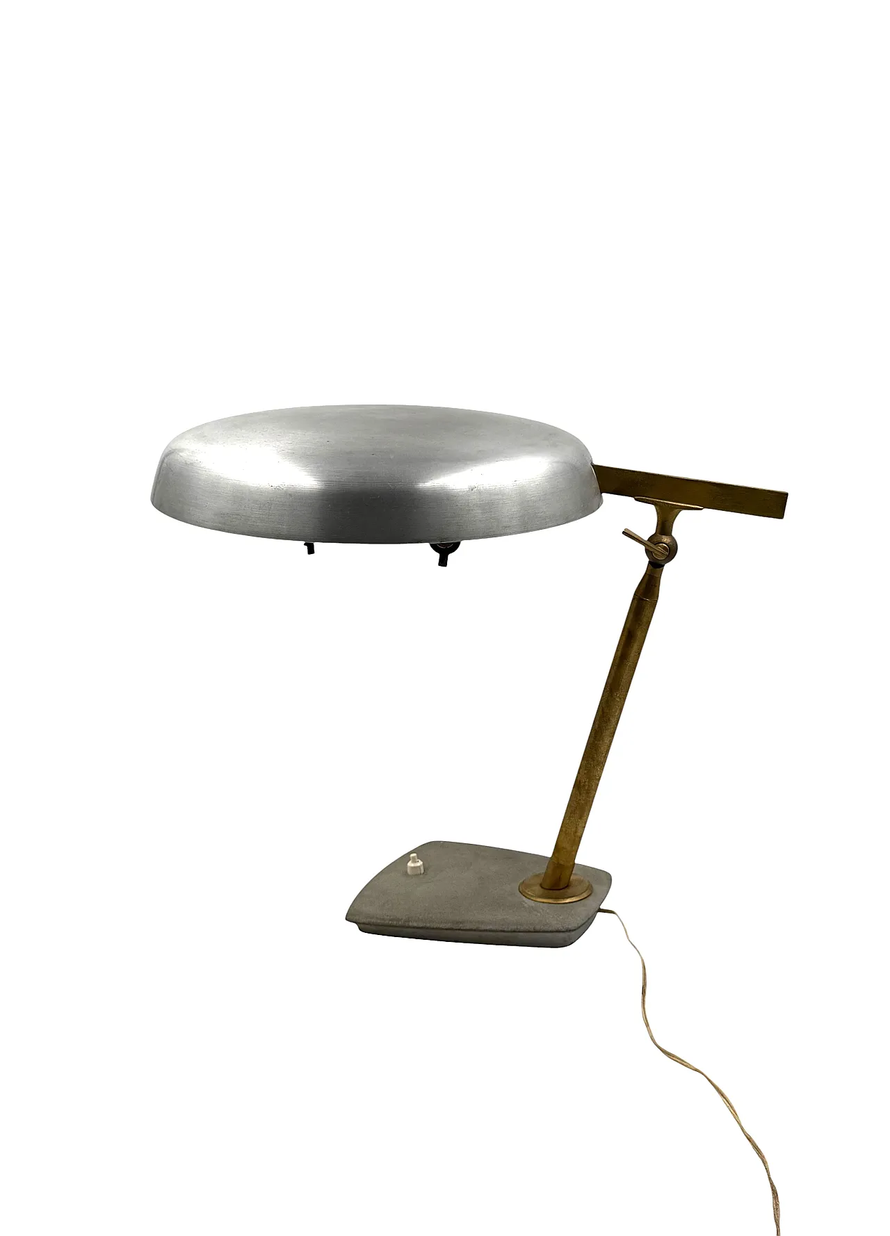 Brass table/desk lamp by Oscar Torlasco for Lumi, 1960s 2