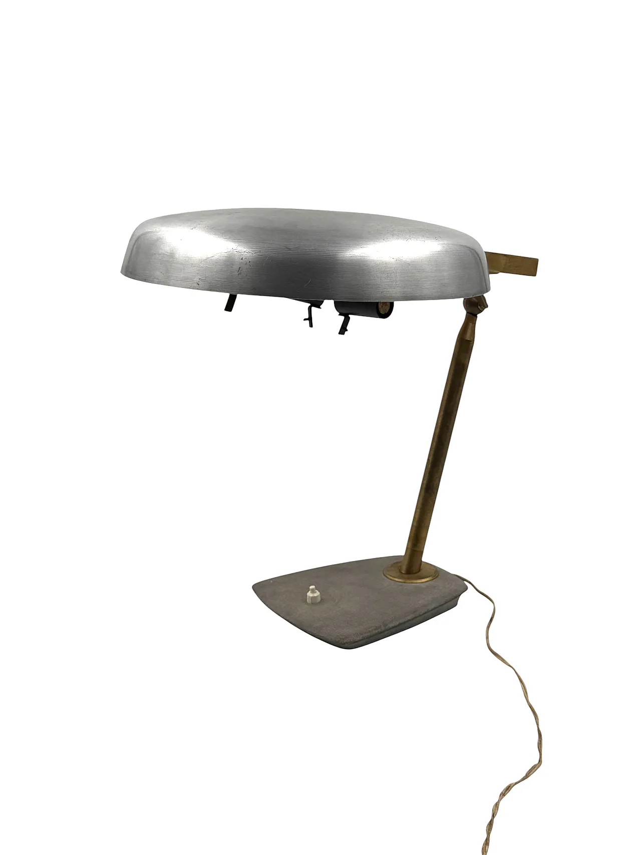 Brass table/desk lamp by Oscar Torlasco for Lumi, 1960s 10